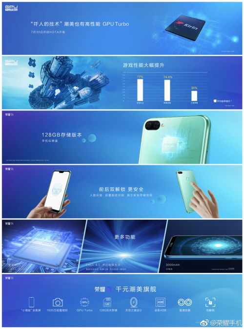 华为荣耀9i详细参数配置介绍 GPU Turbo升级时间：7月30日