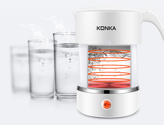 外出住酒店烧水害怕不干净？便携式烧水壶了解一下