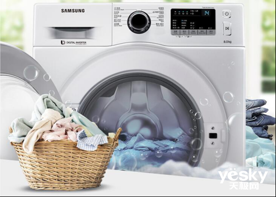 三星洗衣机如何强制开门？