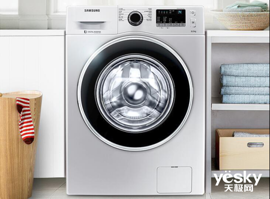 三星洗衣机如何强制开门？