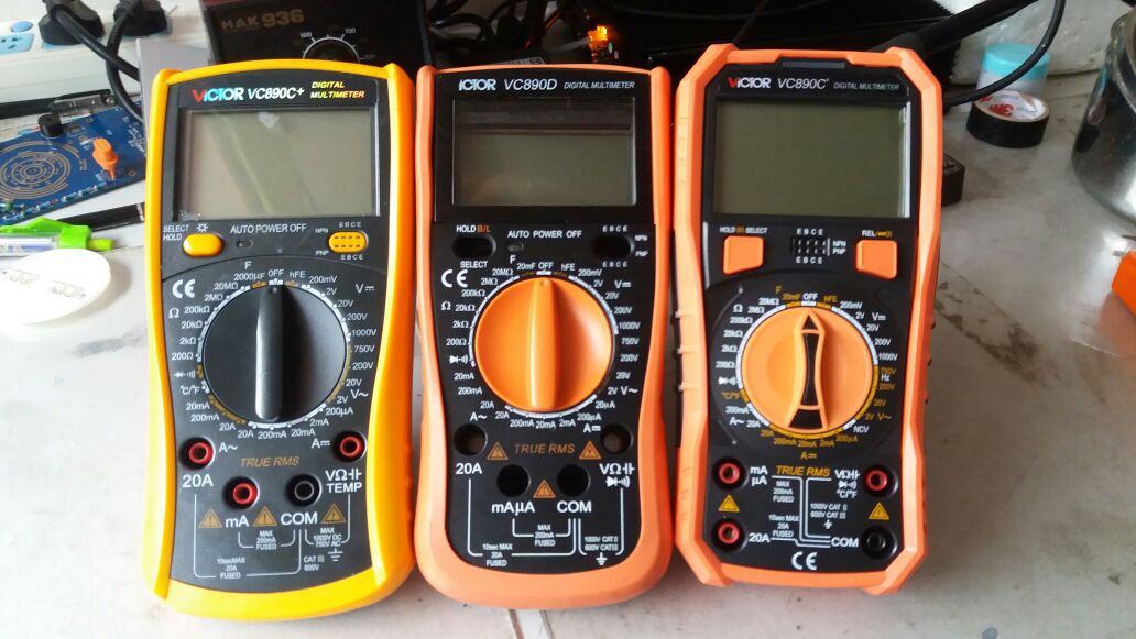 新买的胜利万用表的见解