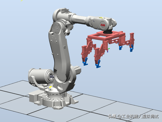 Robotstudio软件：基于Smart组件的机器人抓手抓取工件仿真