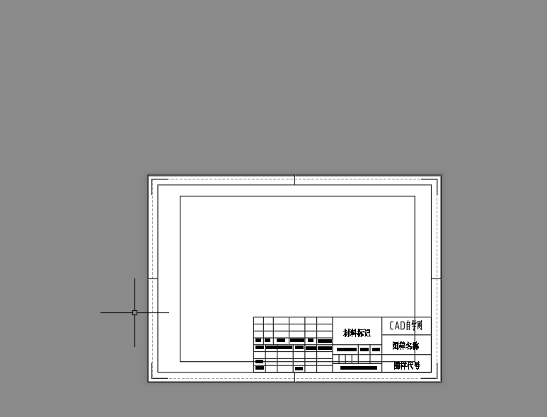 CAD布局打印图框设置好方法