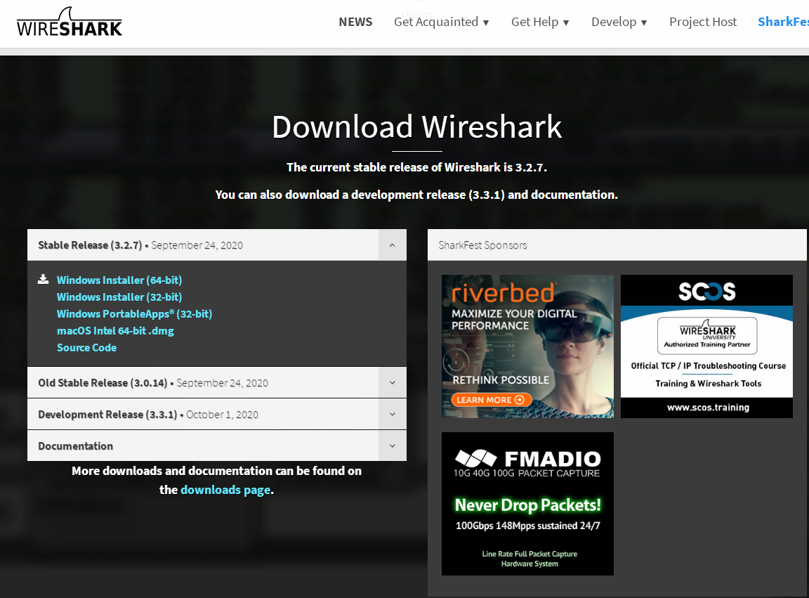 wireshark抓包工具的使用详解