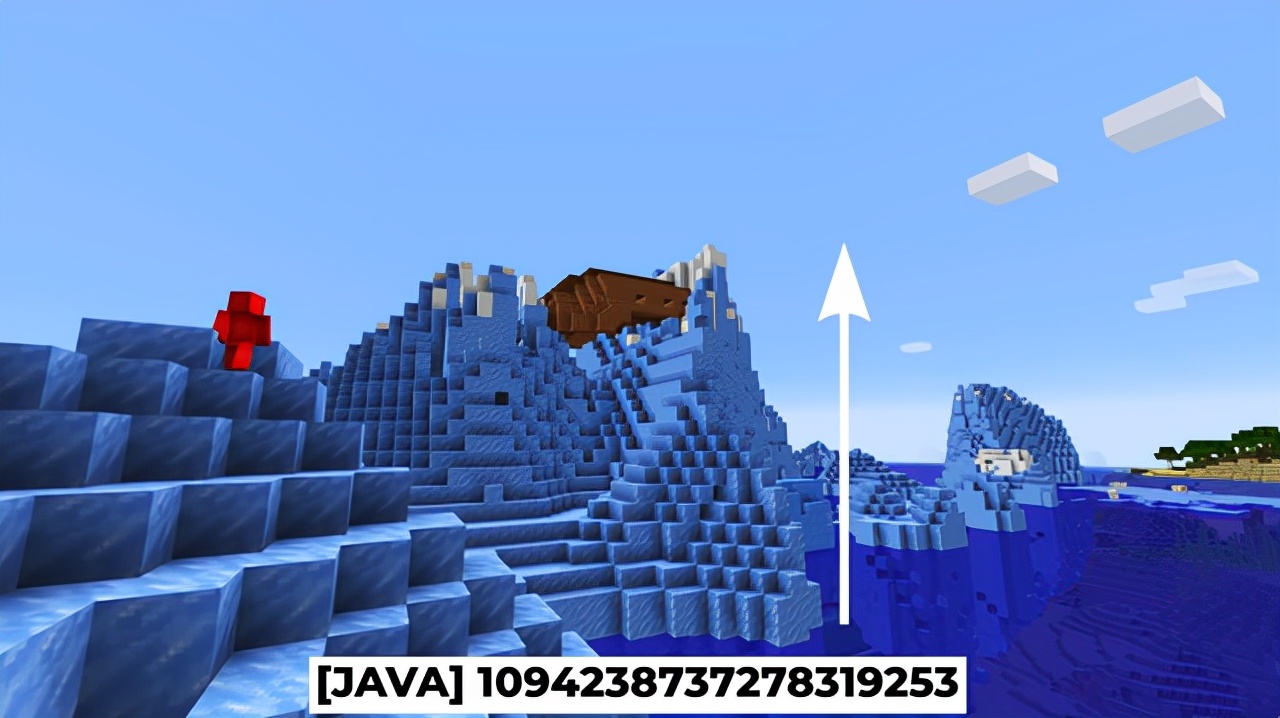 我的世界：游戏中罕见的地图，沙漠神殿与前哨重叠，探索难度翻倍