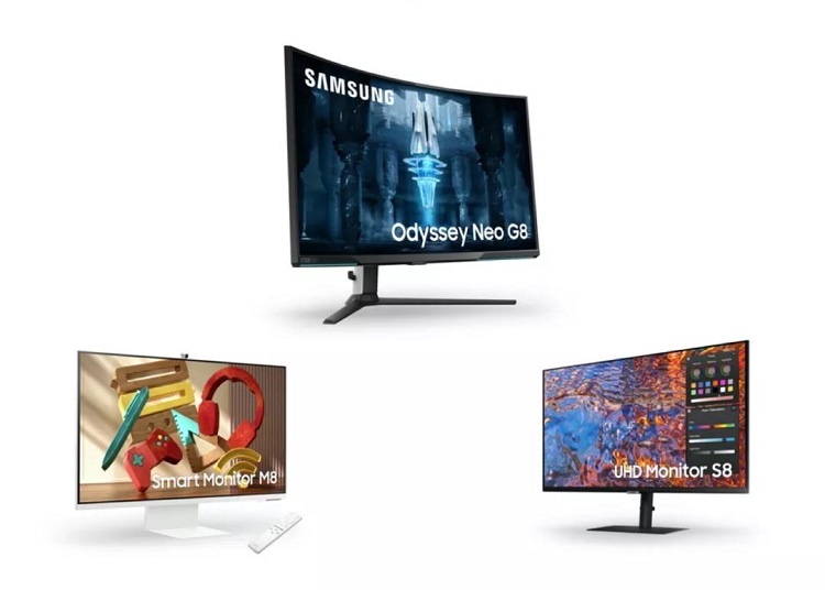 三星展示多款全新显示器产品，以及Micro LED等技术的新品电视