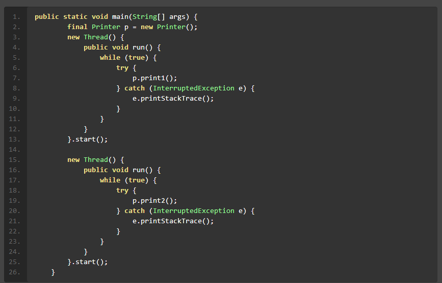 线程之间的通信