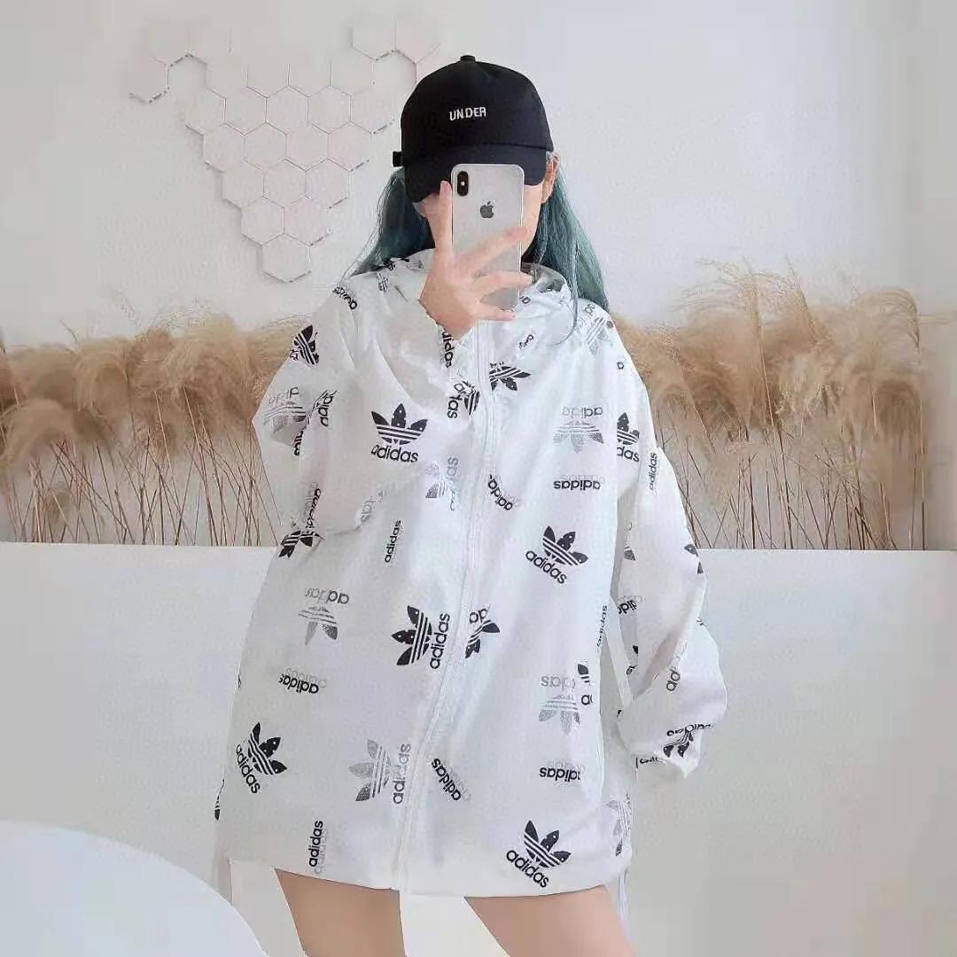 三叶草Adidas连帽防晒皮肤衣 高端货
