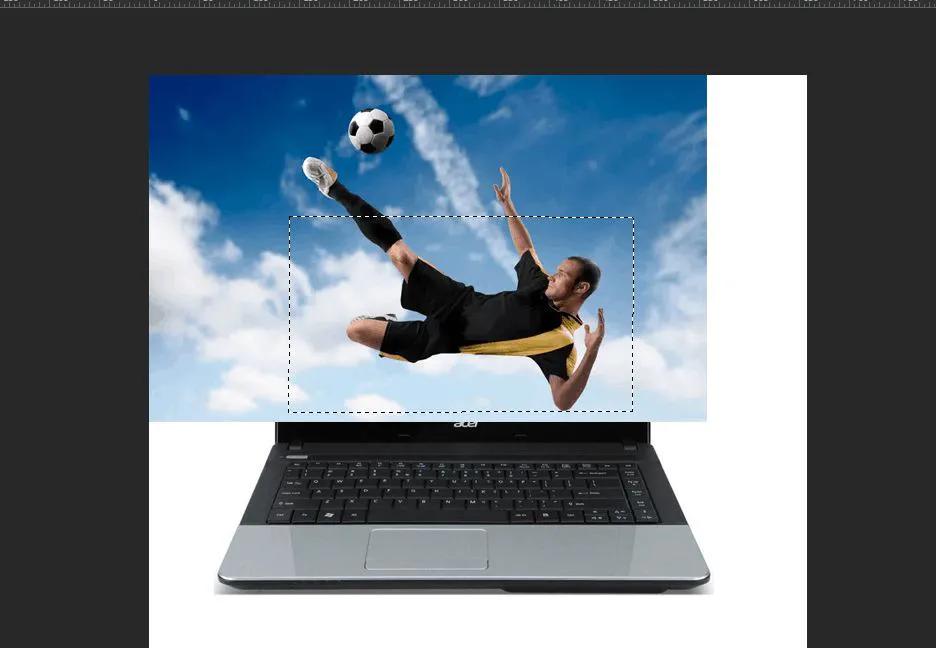 PS创意合成 笔记本创意合成贴图案例