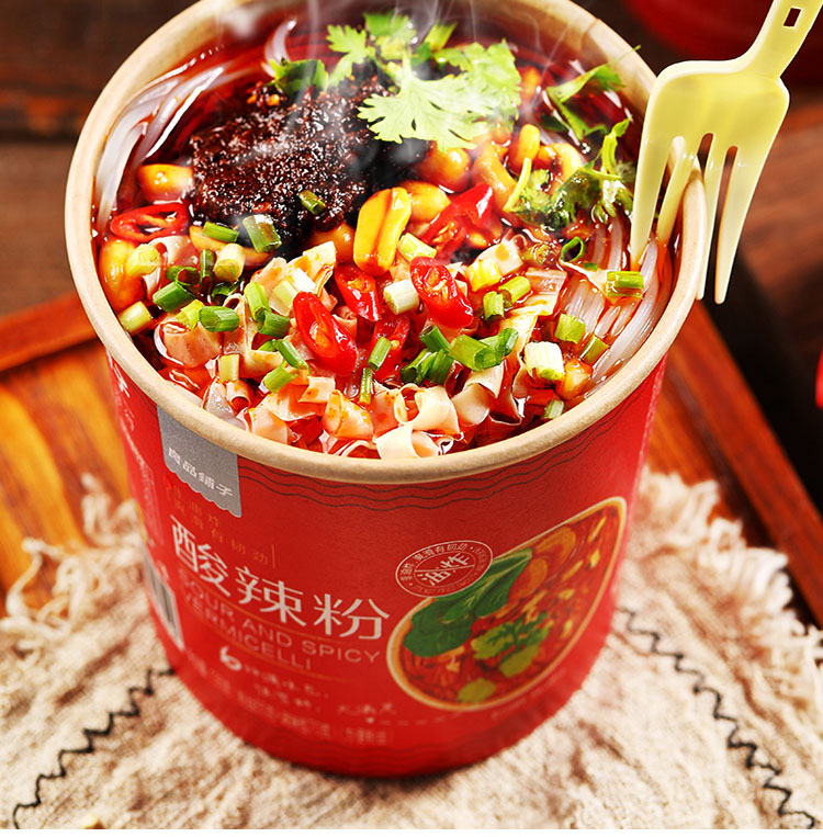 市面常见八个品牌酸辣粉试吃测评