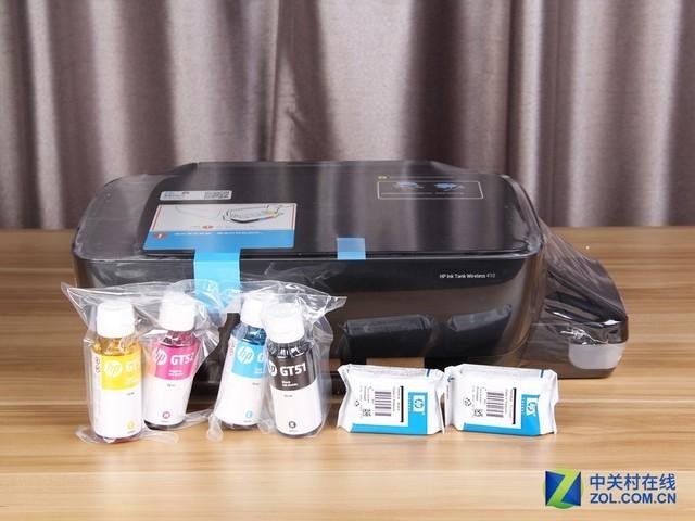 高容量彩打革新 体验惠普410连供一体机