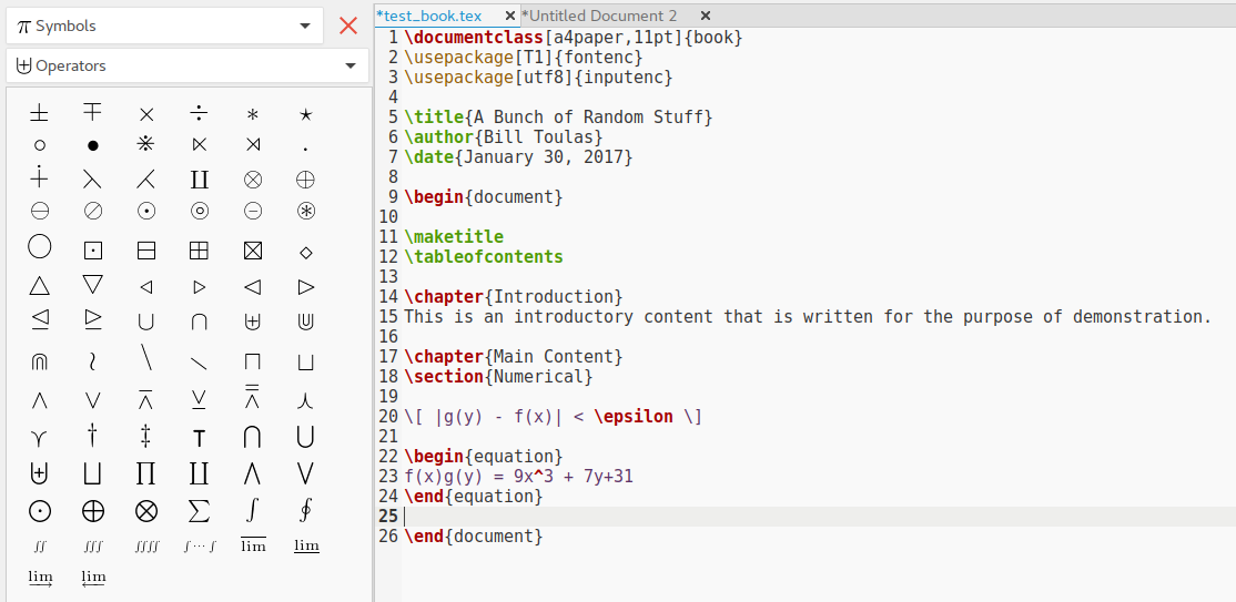 LaTeXila简介：Linux上的多语言LaTeX编辑器