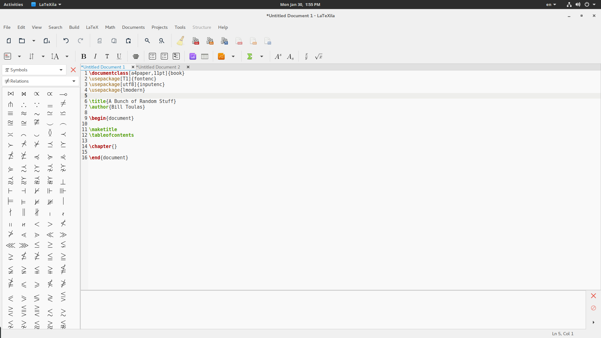 LaTeXila简介：Linux上的多语言LaTeX编辑器