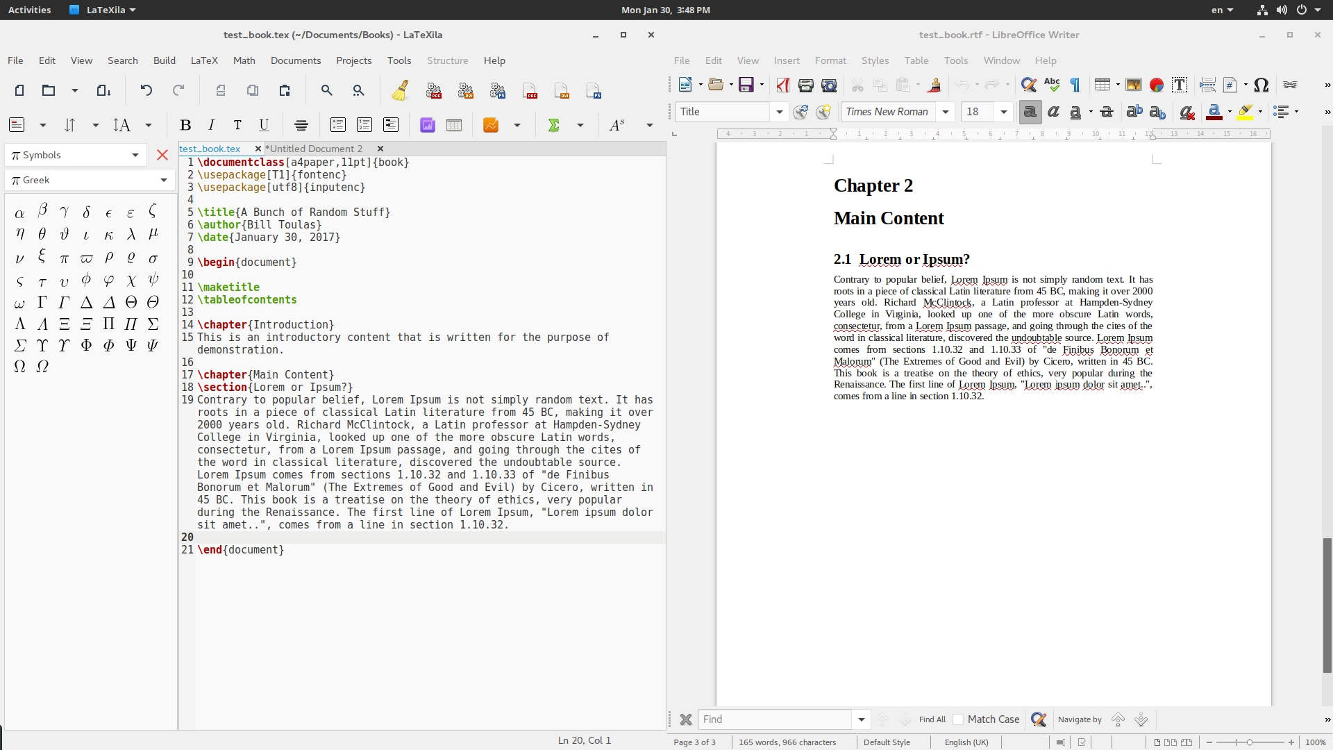 LaTeXila简介：Linux上的多语言LaTeX编辑器