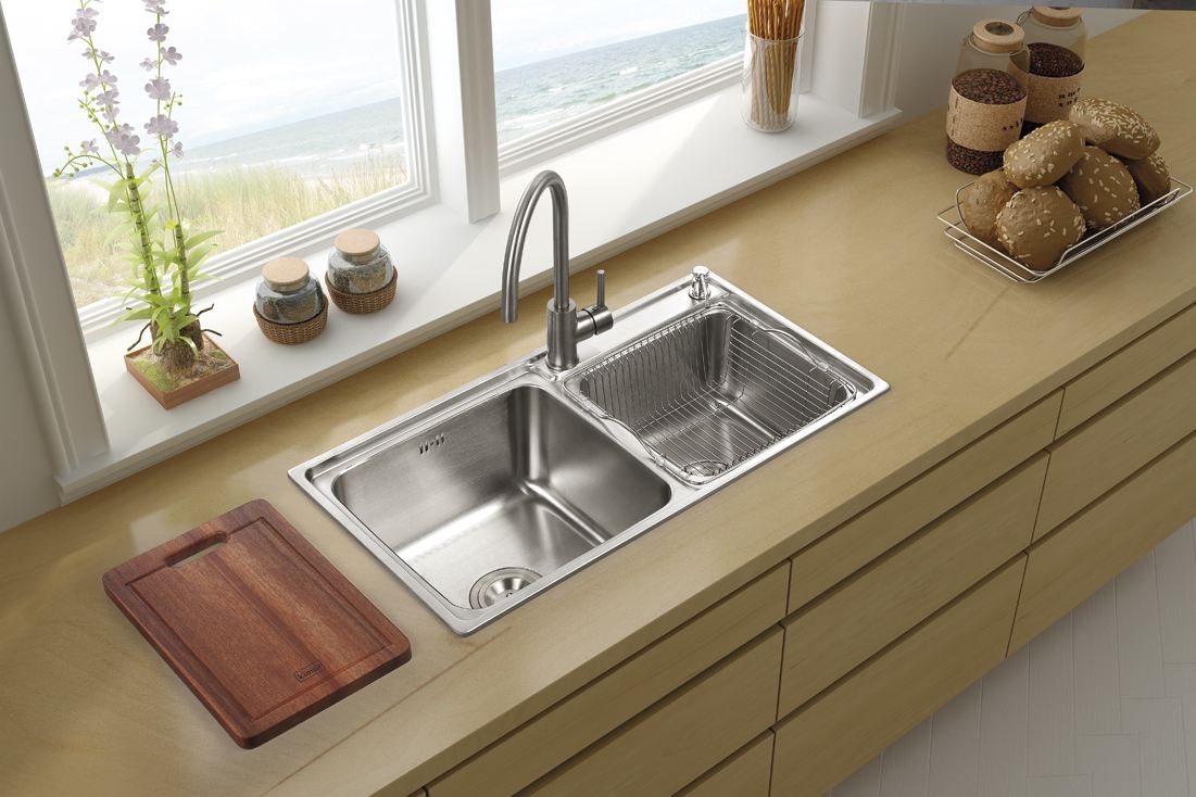 厨房水槽挑选有窍门，小户型单槽真的没有疑问