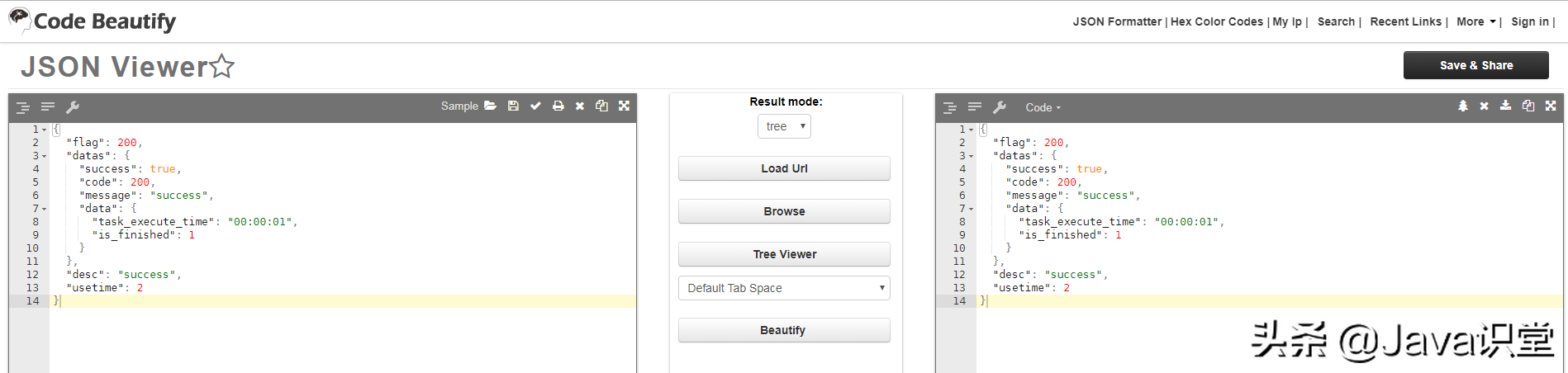 格式化展示，校验错误，编辑JSON，这几个JSON工具一定不能错过