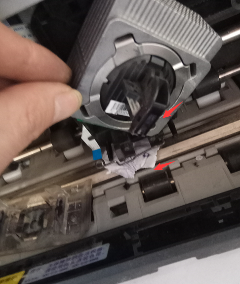 得实针式打印机电源灯和速度灯亮，还滴滴报警不工作处理分享