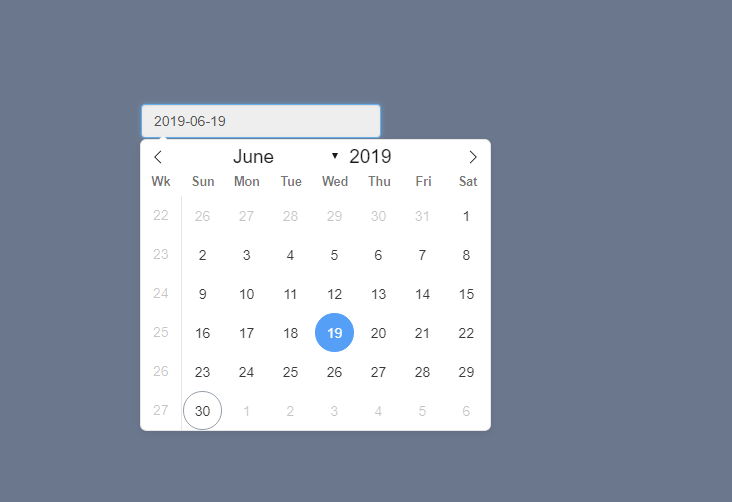 轻量级的、功能强大的没有依赖项的javascript日期选择器