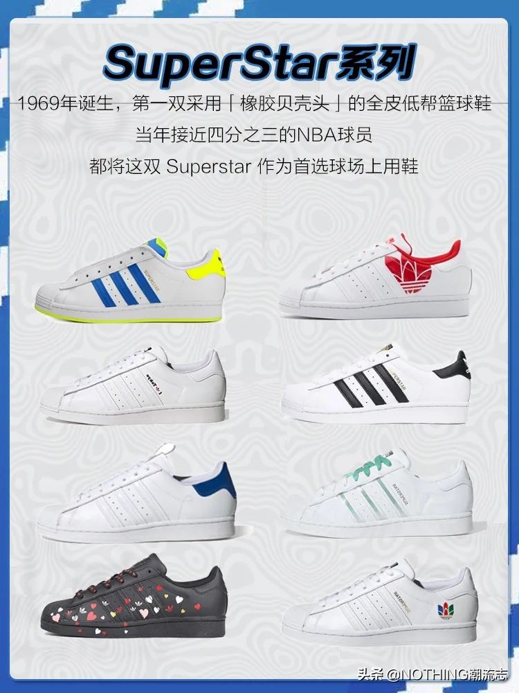 Adidas阿迪达斯全系列鞋型大汇总（三叶草篇上）