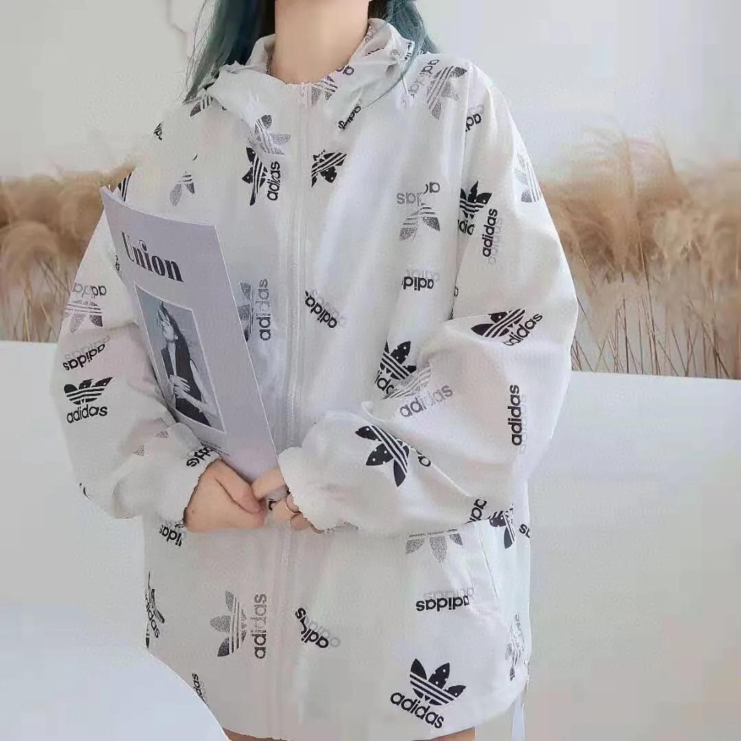 三叶草Adidas连帽防晒皮肤衣 高端货