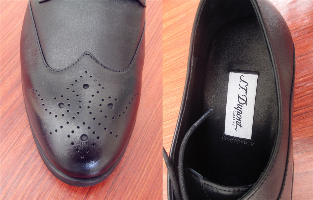 都彭鞋子好不好，法国都彭男士商务布洛克男鞋使用介绍