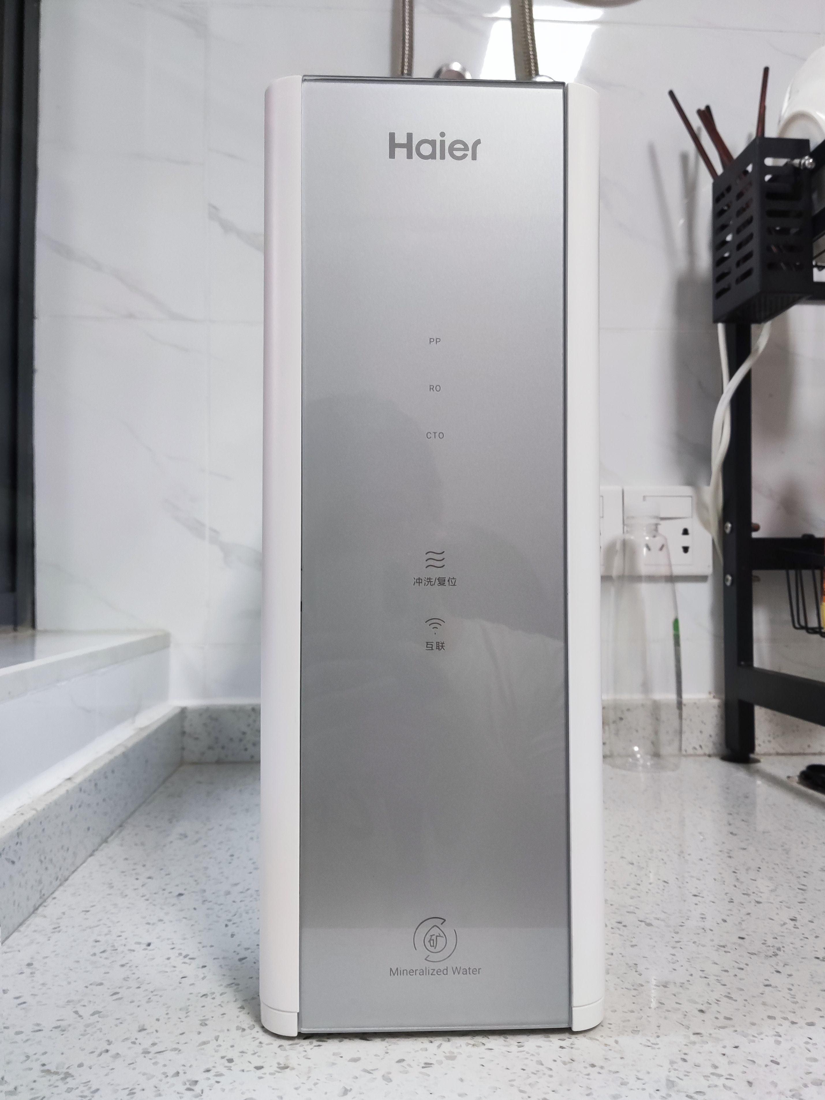 便捷放心，健康喝好水——海尔山泉600净水器HRO6H60-4体验