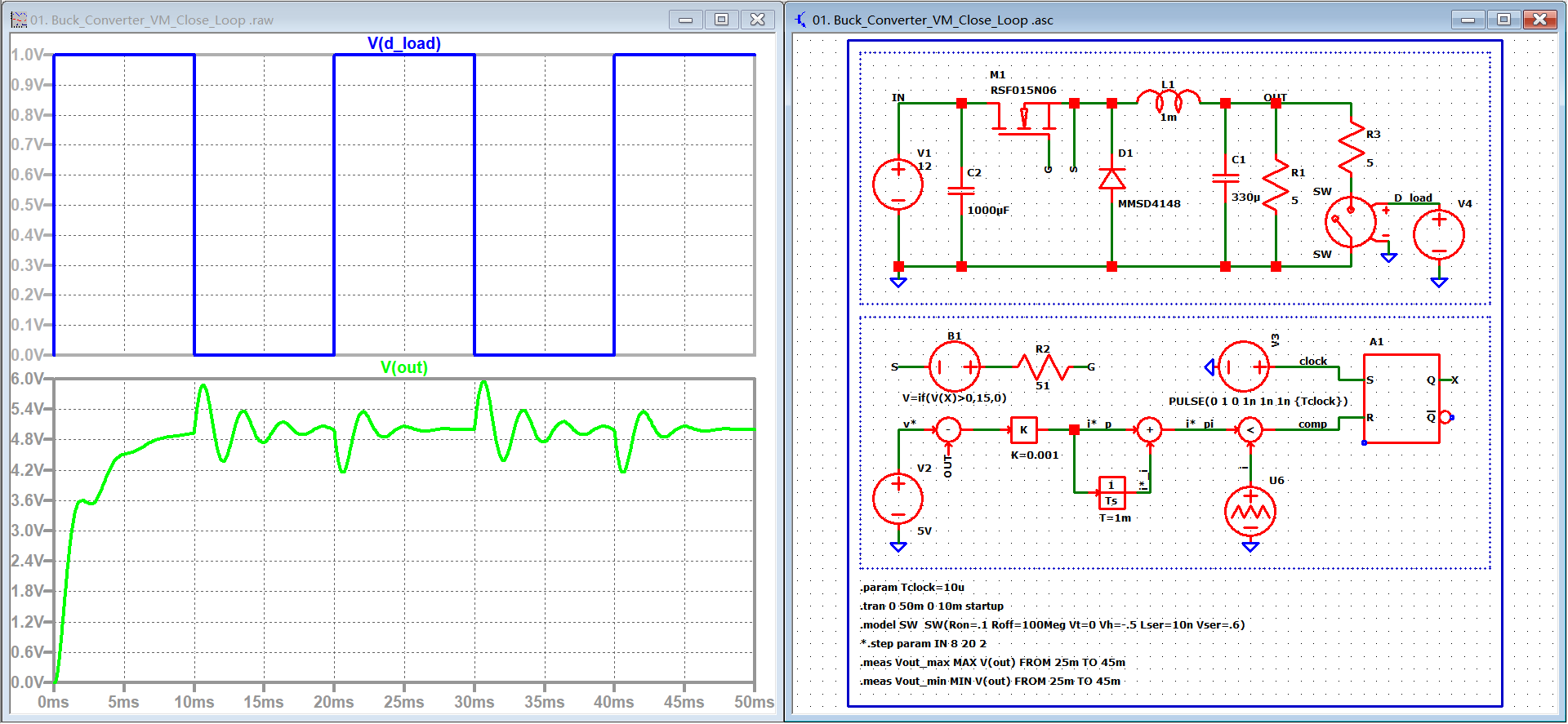 LTspice仿真-Buck电压反馈