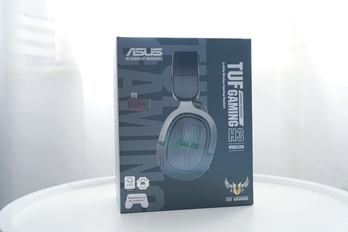 颜值惊艳性能强劲的游戏耳机华硕TUFGAMING电竞特工H3无线版评测