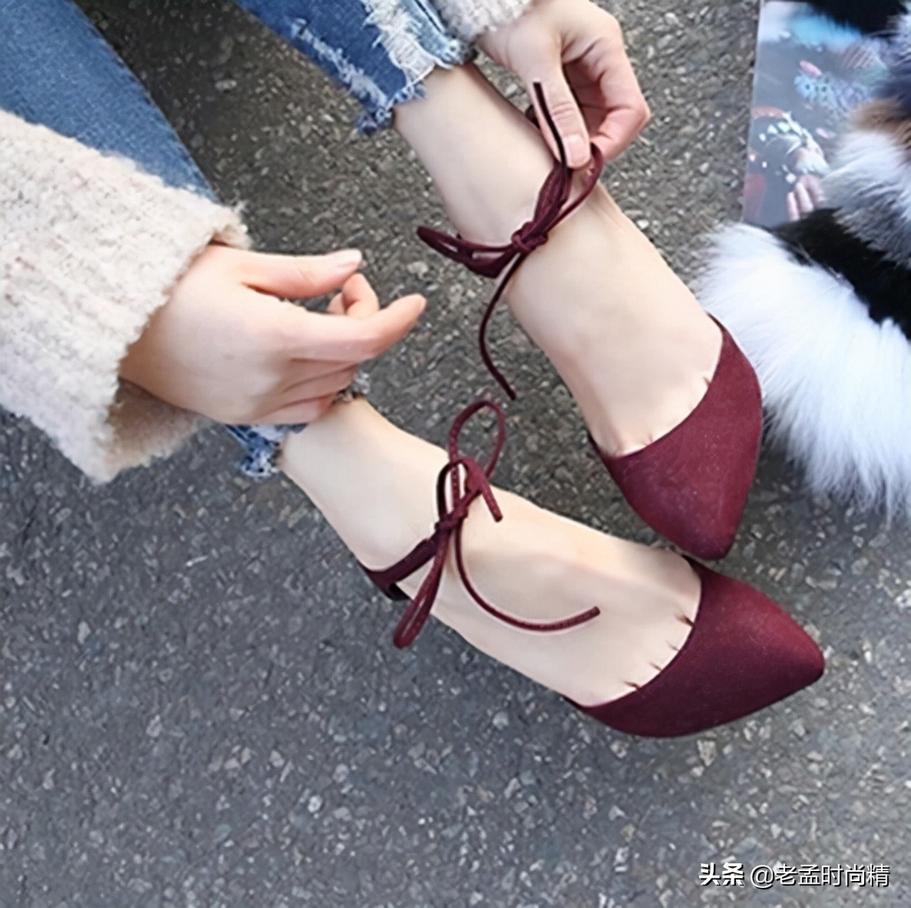 高跟鞋是今年流行“尖头”的，高端不俗气，舒适不伤脚