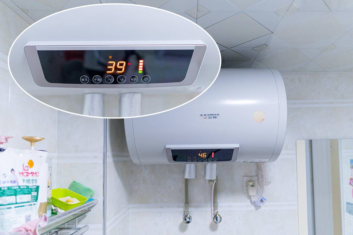 装电热水器不怕空间小？史密斯E60VDD-C电热水器使用详解