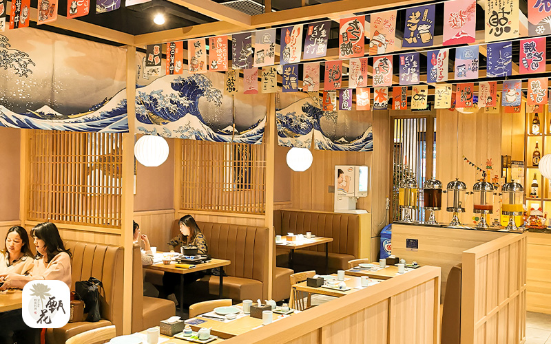 产品品牌双堡垒，日料加盟选甄花