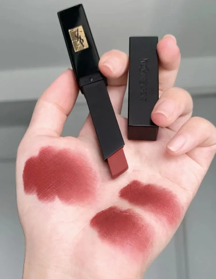 YSL圣罗兰小黑条口红试色，301、302、305、307绝对主打色