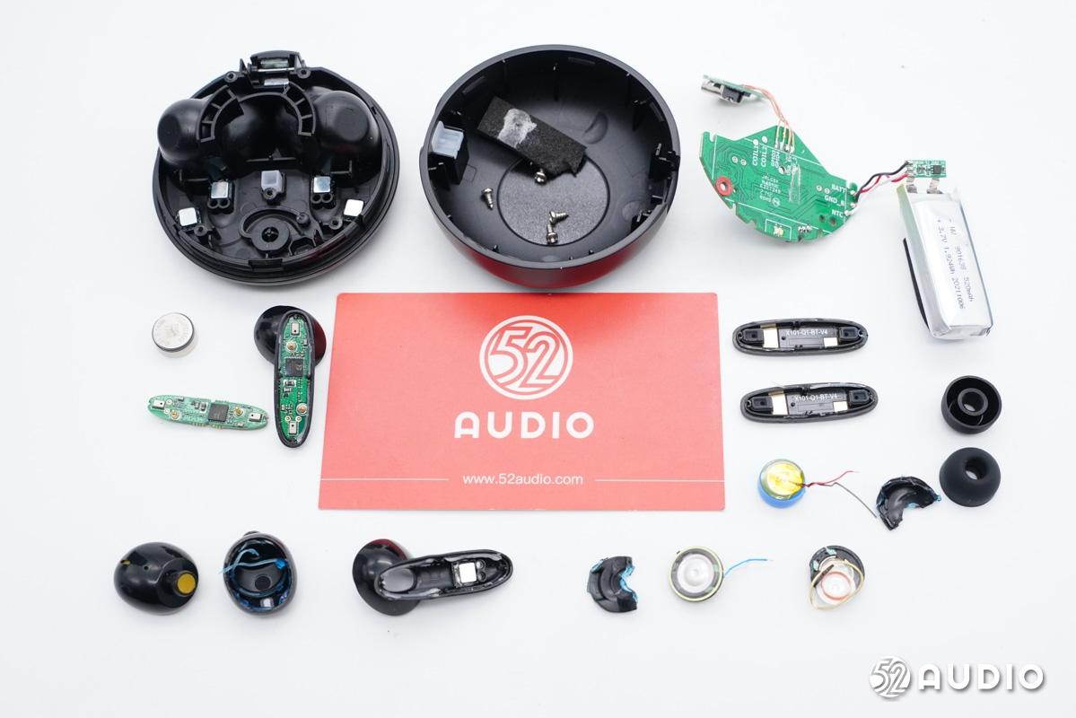 魔声Clarity 108 ANC TWS耳机拆解报告，4麦抗风噪，综合续航30小时