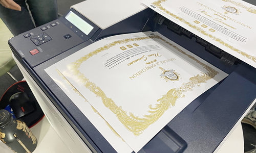富士施乐特殊色新品DocuPrint CP318 st体验