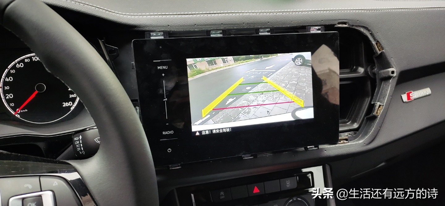 仅需85元，捷达VS5自己动手加装倒车影像，居然还带轨迹