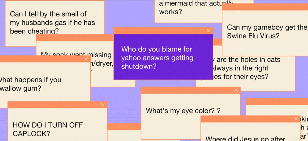 雅虎问答的一生，论坛社区的消亡史