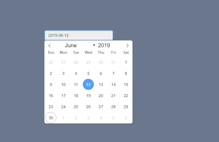轻量级的、功能强大的没有依赖项的javascript日期选择器