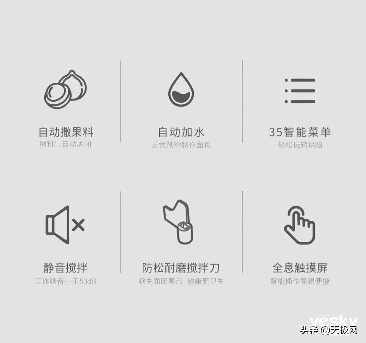 多功能菜单 厨房新手适用 格兰仕WMB1501面包机2999元