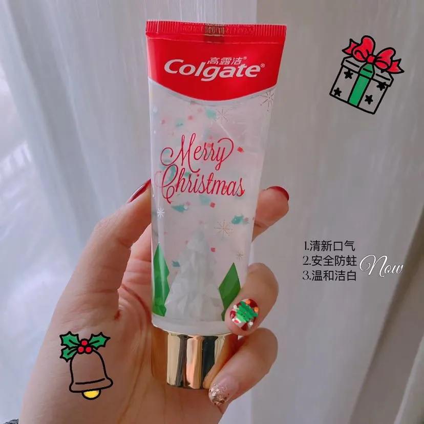 牙膏里的颜值天花板｜高露洁圣诞闪耀牙膏
