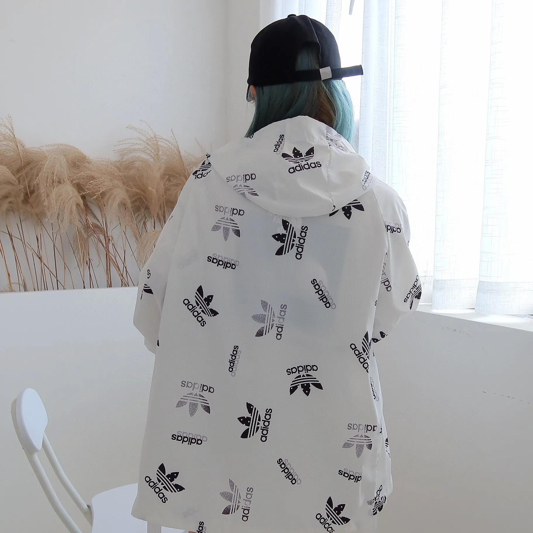 三叶草Adidas连帽防晒皮肤衣 高端货