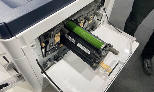 富士施乐特殊色新品DocuPrint CP318 st体验