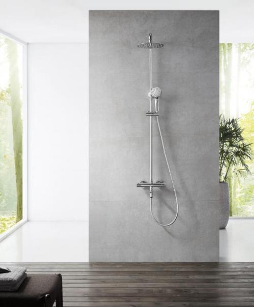 卡丽赛琳娜恒温双花洒淋浴柱，许你片刻温柔