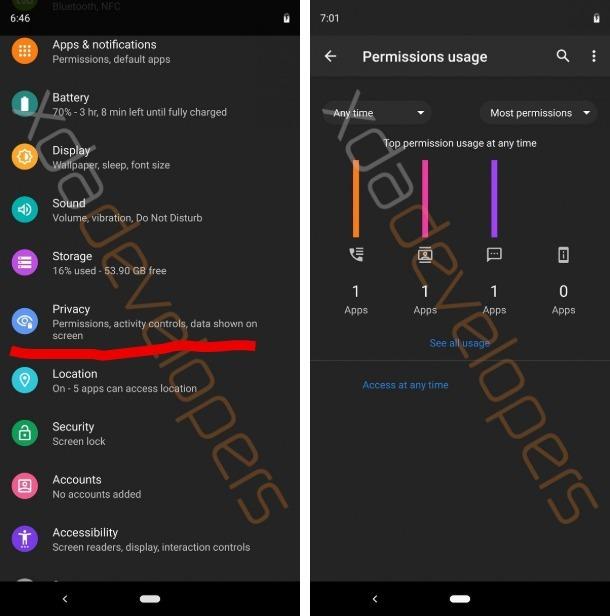 Android Q：新系统名称和新特性整理