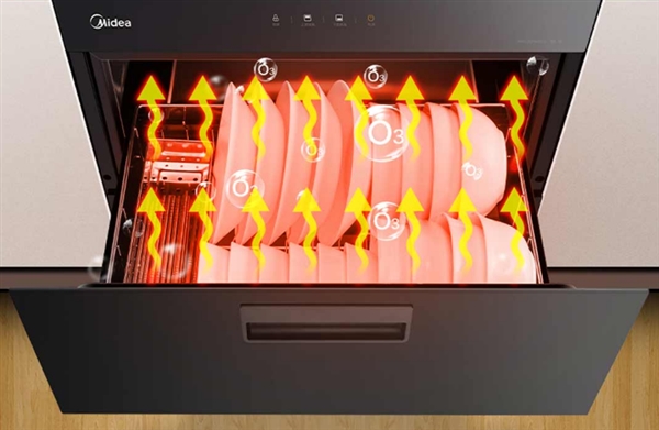 小米有品上架美的嵌入式消毒柜95L：二星消毒 1099元