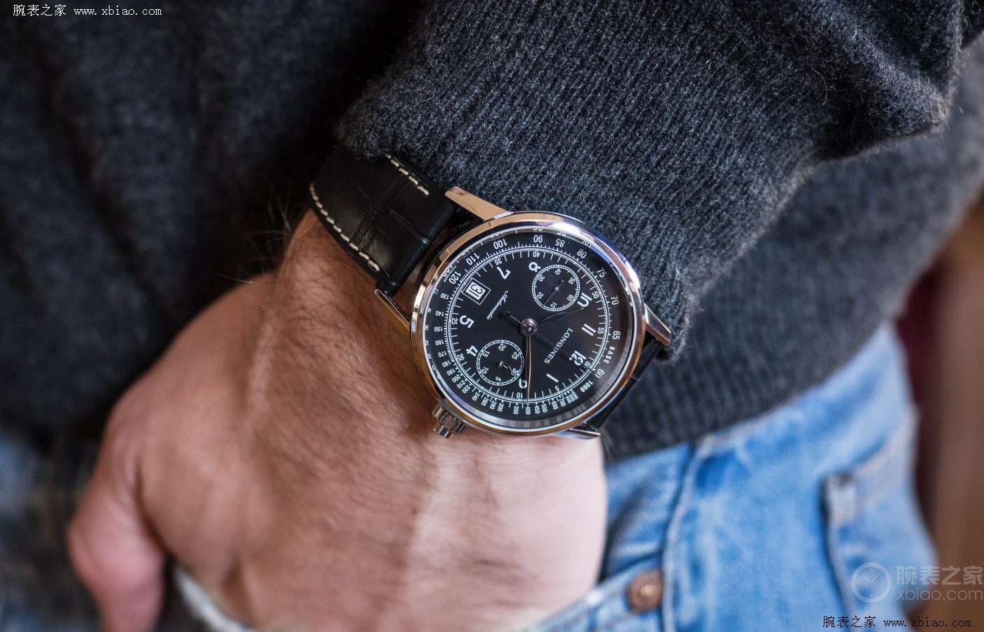 浪琴经典复刻，一枚该价位罕见的单键计时码表