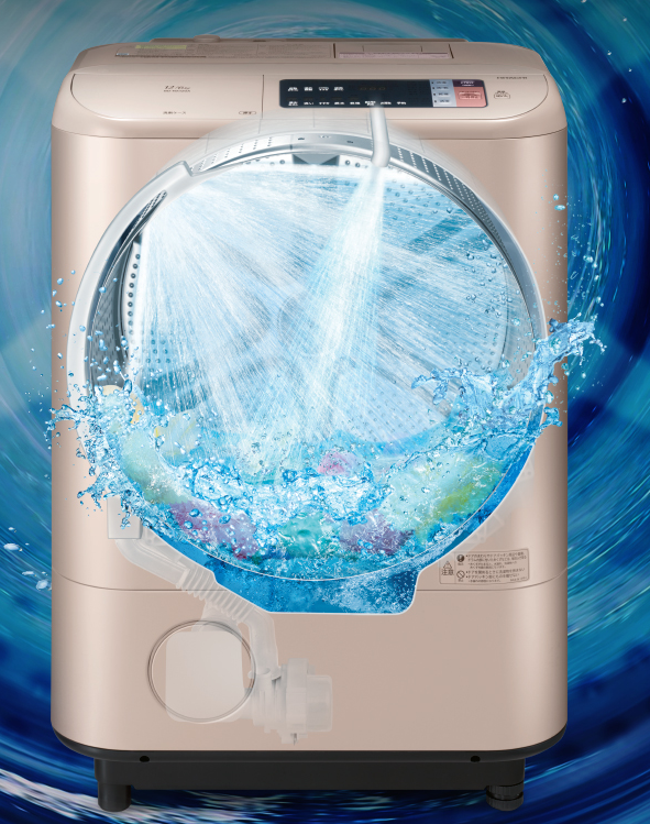 洗完就能穿？体验洗烘一体机日立BD-NX100GHC洗衣机