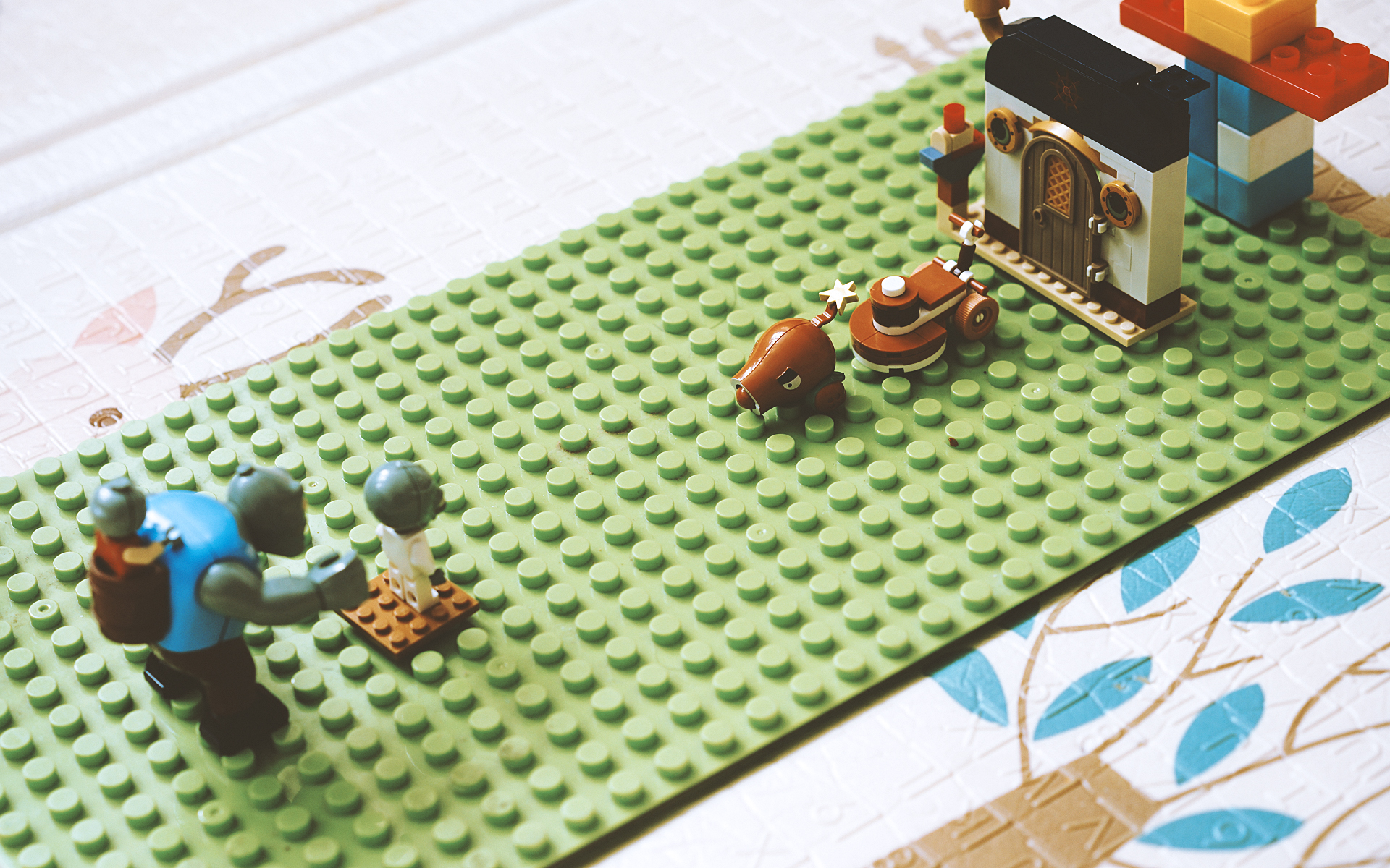 守卫家园，古迪GUDI植物大战僵尸积木体验