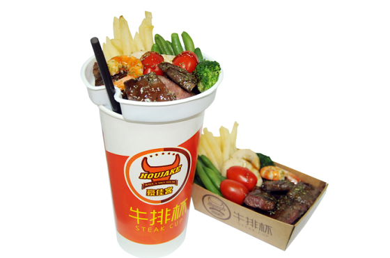 豪佳客牛排杯加盟 捧在手心里的西餐厅