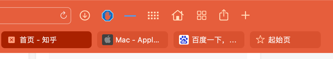 苹果macOS系统，全新Safari浏览器，很难适应颜色的变化