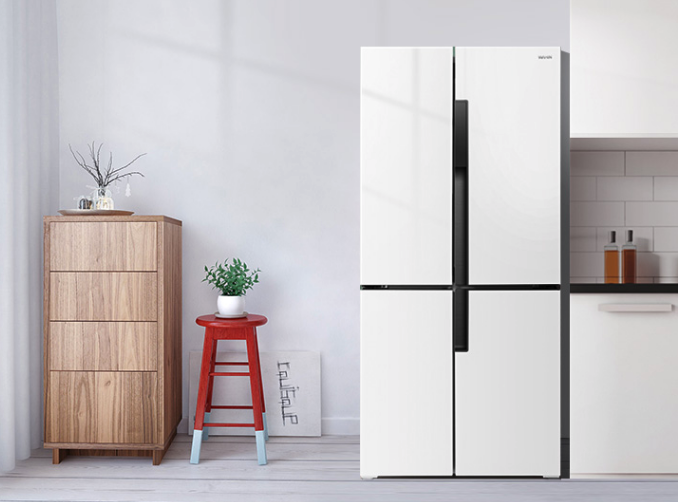 华凌冰箱体验：十字对开门大容量，一次囤满一周食材